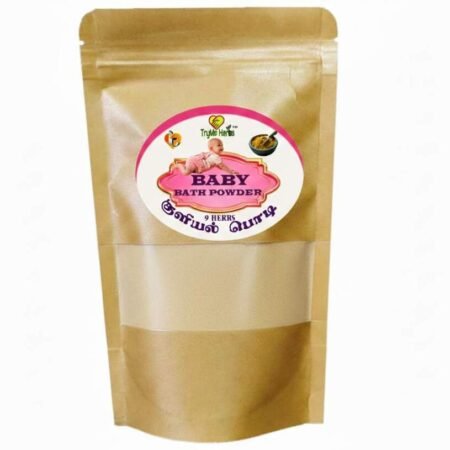 TryMe Herbs Herbal Baby Bath Powder, Full Body Wash for Babies, 100% Natural | 100g