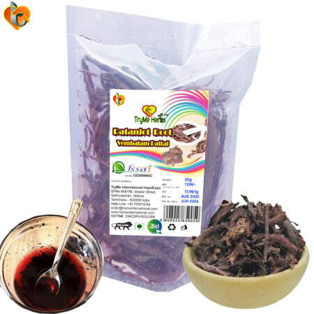 TryMe Herbs TM Ratanjot Root, Alkanet Root whole - Hair Fall, Hair Growth, Skin Burns, Rattan Jot, Vembada, Vembalam pattai, Laljadi (50 grams)
