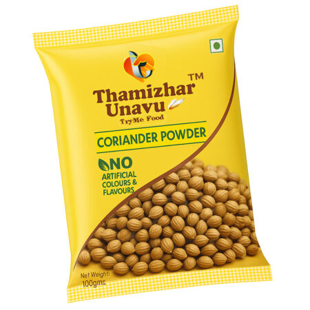 Thamizhar Unavu TM - Coriander Powder With Natural Oils, 200g, Dhania Powder