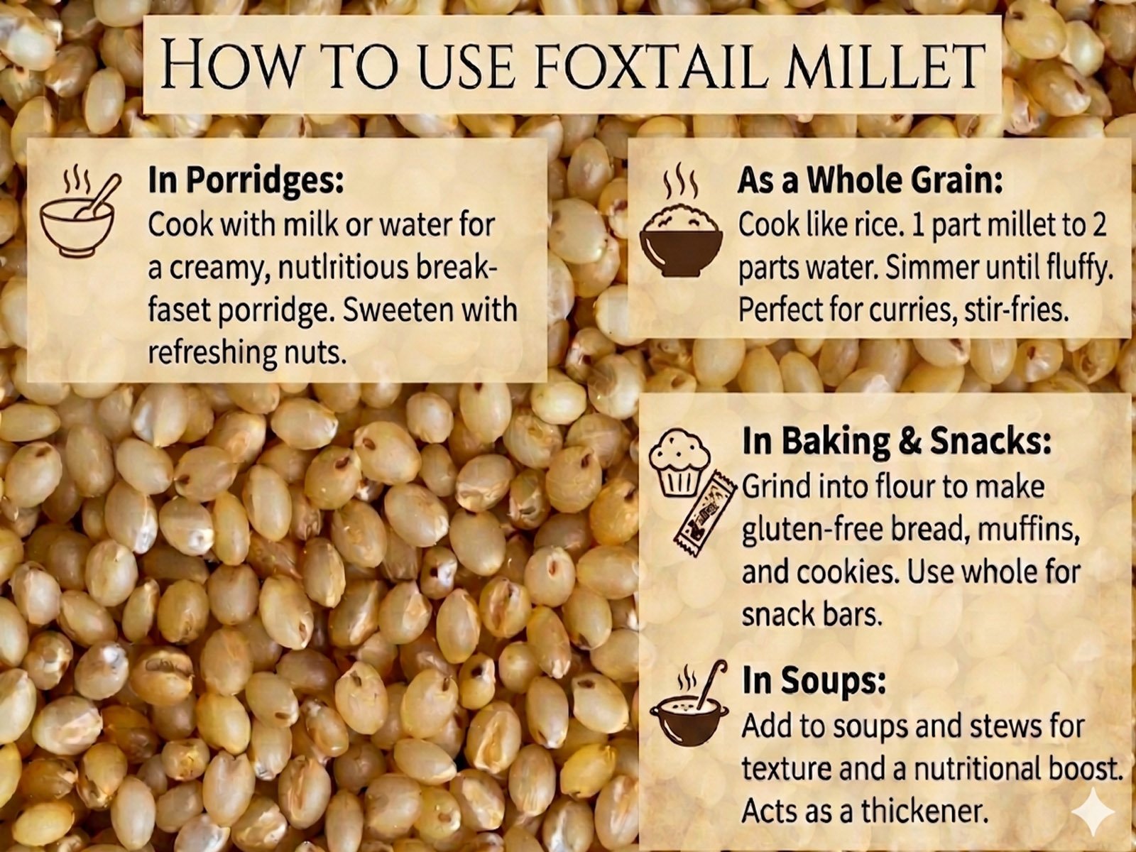ThamizharUnavu™ Thinai Arisi (Foxtail Millet) 1kg | Foxtail Millet Rice | Traditional Millet Grain - Image 4