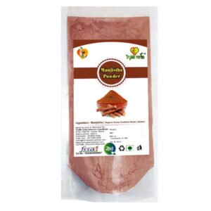 TryMe Herbs Manjistha Powder 100g | Rubia Cordifolia Herbal Powder | Traditional Face & Hair Care | For Men & Women