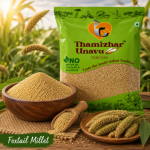 ThamizharUnavu™ Thinai Arisi (Foxtail Millet) 1kg | Foxtail Millet Rice | Traditional Millet Grain