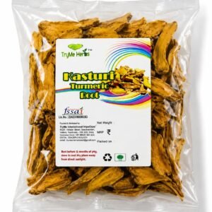RAW Wild Turmeric Root 200g, Pack of 1 | Kasturi Manjal | Kasturi Haldi | Natural Dried Wild Turmeric Roots